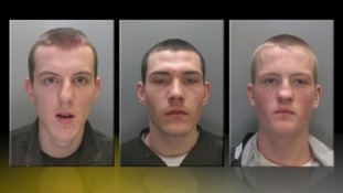 Liam Roberts, Steven Evans and Luke Evans