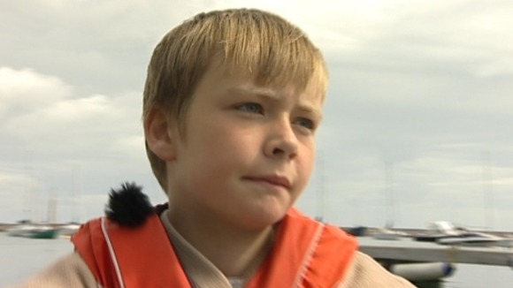 Stuart Crang rescued a couple after their dinghy got into trouble.