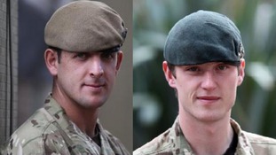 Acting Corporal Sean Jones and Rifleman Matthew Wilson.