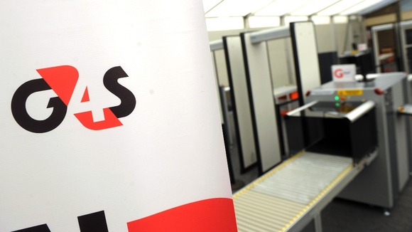 General view of G4S branding and x-ray machines.