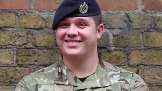 Sapper Matthew Garey has been honoured for bravery.