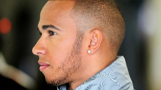 Lewis Hamilton during Practice Day at Silverstone Circuit