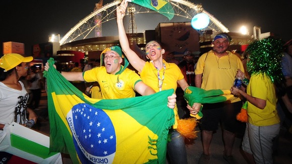 Brazil fans