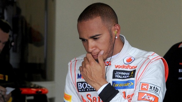 British driver Hamilton.