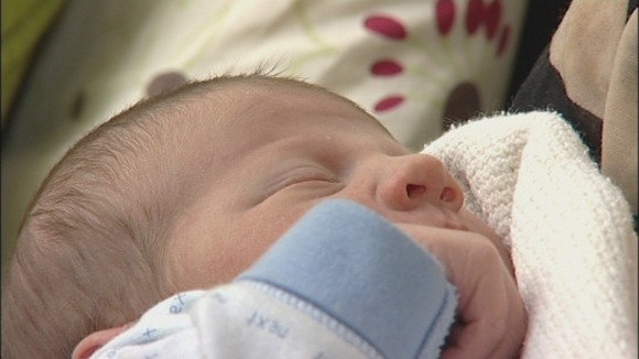 Baby born at Maidstone Birthing Unit