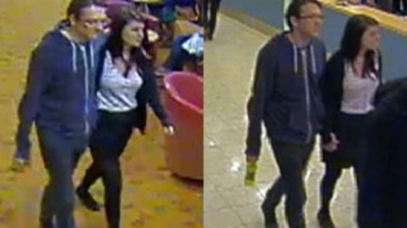 Sussex Police released these CCTV images of the pair on board the ferry to Calais