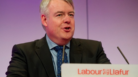 Carwyn Jones speaking to last year's Labour conference