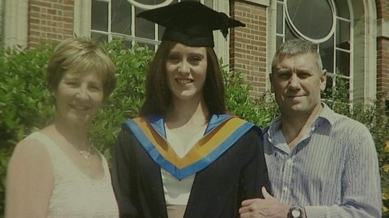 Timothy Oakes with his wife Angie and daughter