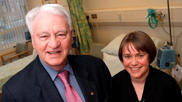 Sir Bobby and Prof Ruth Plummer