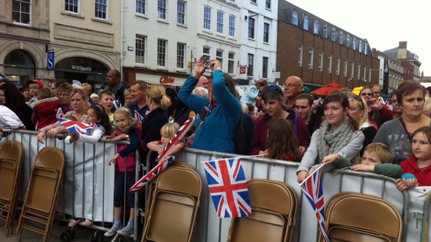 Crowds gather in Hereford for Paralympic homecoming
