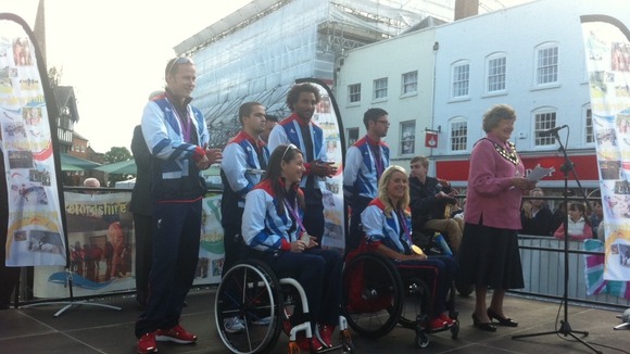 Hereford Paralympians take to the stage
