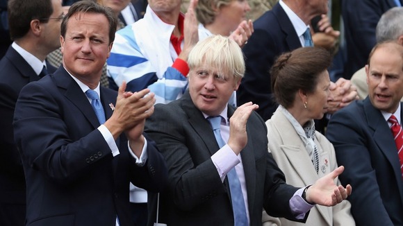 David Cameron and Boris Johnson