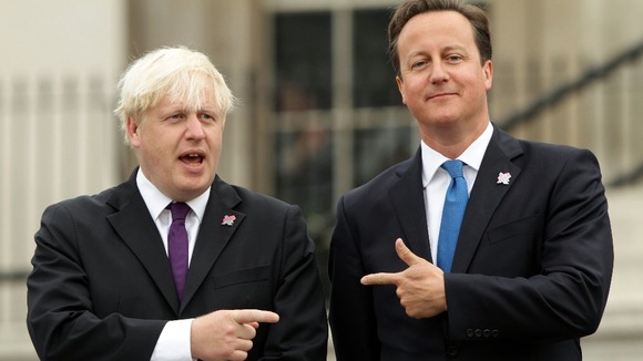 Boris Johnson and David Cameron