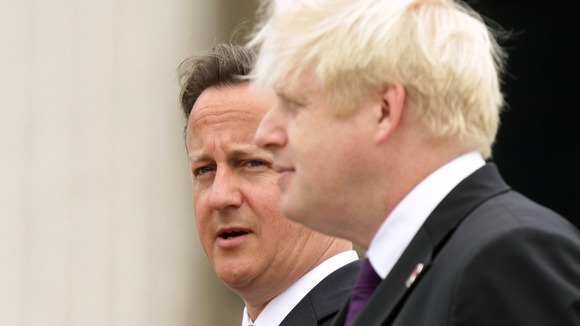 David Cameron and Boris Johnson