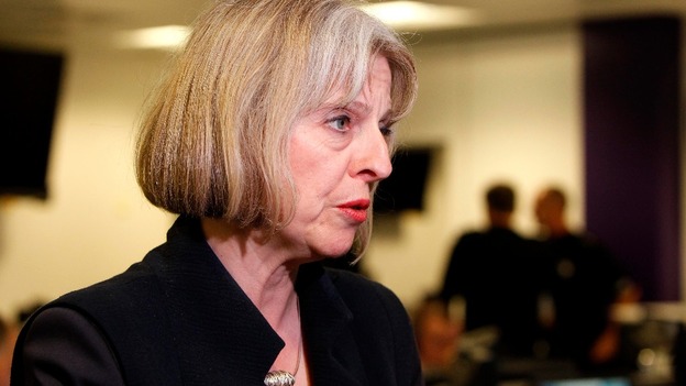Home Secretary Theresa May.