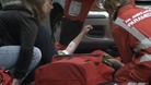 Child receives treatment from air ambulance crew in Ryde