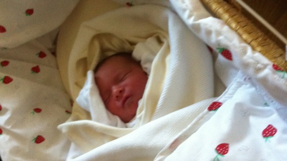 Newborn baby Martin