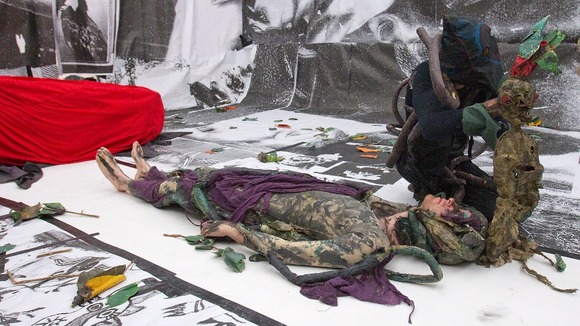 An exhibit by the artist Spartacus Chetwynd