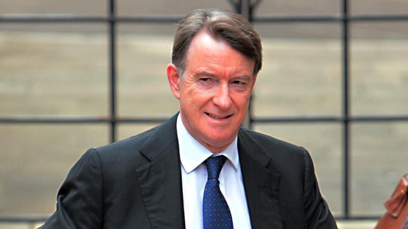 Former Labour cabinet minister Lord Mandelson.