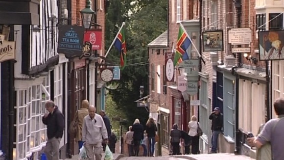Flags in Lincoln