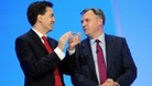 Ed Miliband and Ed Balls at Labour Party Conference 