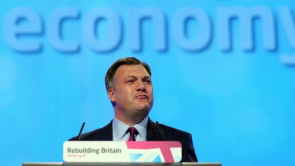 Ed Balls at the Labour Party Conference