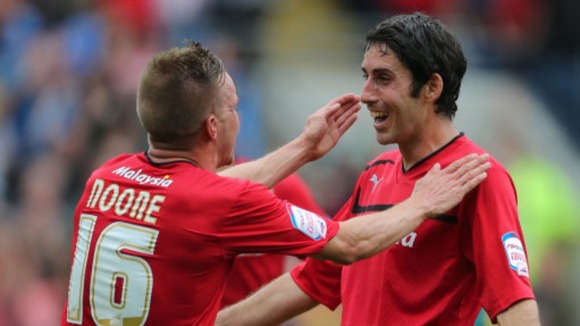 Craig Noone and Peter Whittingham celebrate