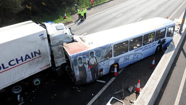 M5 crash