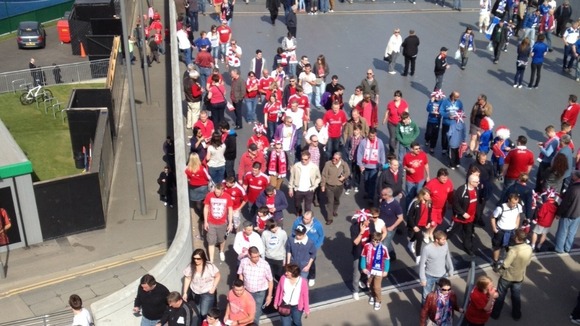 Fans at Wembley