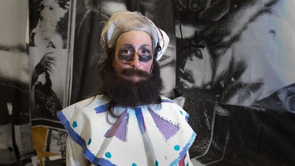 Spartacus Chetwynd, who is shortlisted for the 2012 Turner prize, at Tate Britain in London.