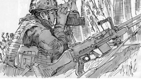 drawing by Daniel Peterson